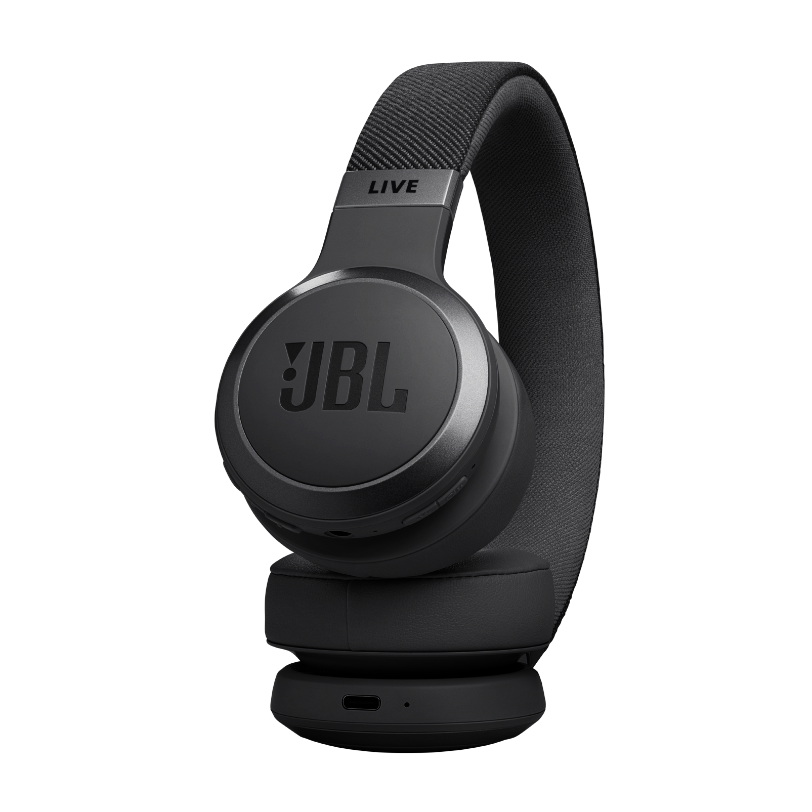 JBL Live 670NC - Black - Wireless On-Ear Headphones with True Adaptive Noise Cancelling - Detailshot 2